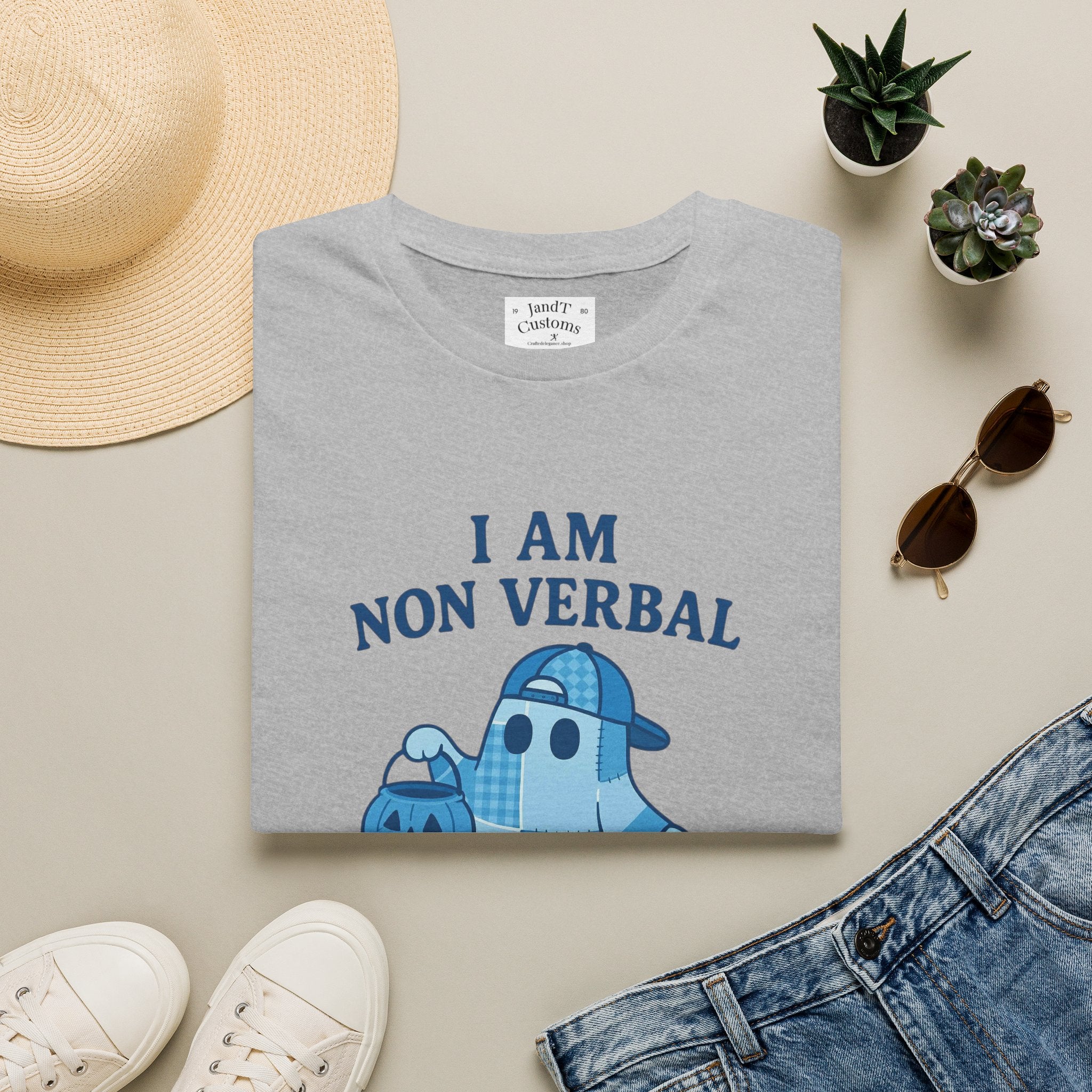 Non-verbal Halloween Softstyle T-Shirt