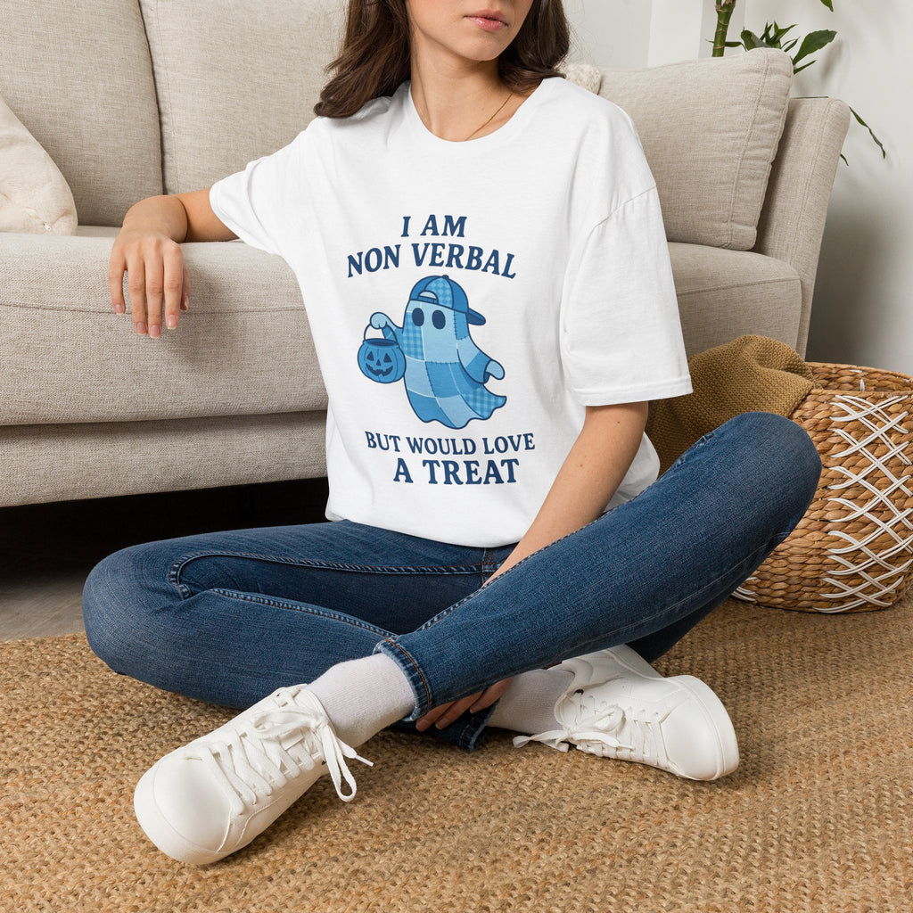 Non-verbal Halloween Softstyle T-Shirt