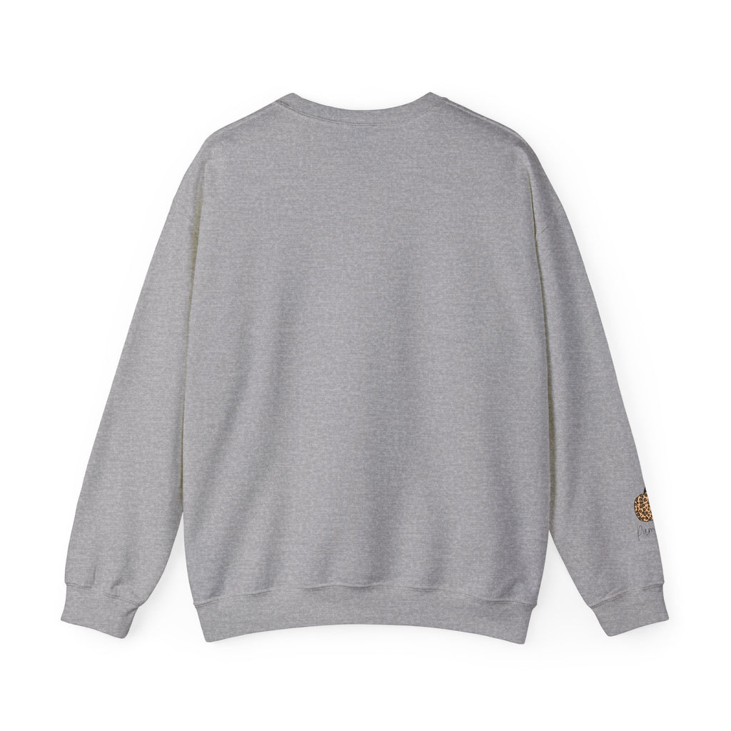 Fall Weather Together Crewneck Sweatshirt — Cozy Autumn Pumpkin & Sunflower Design