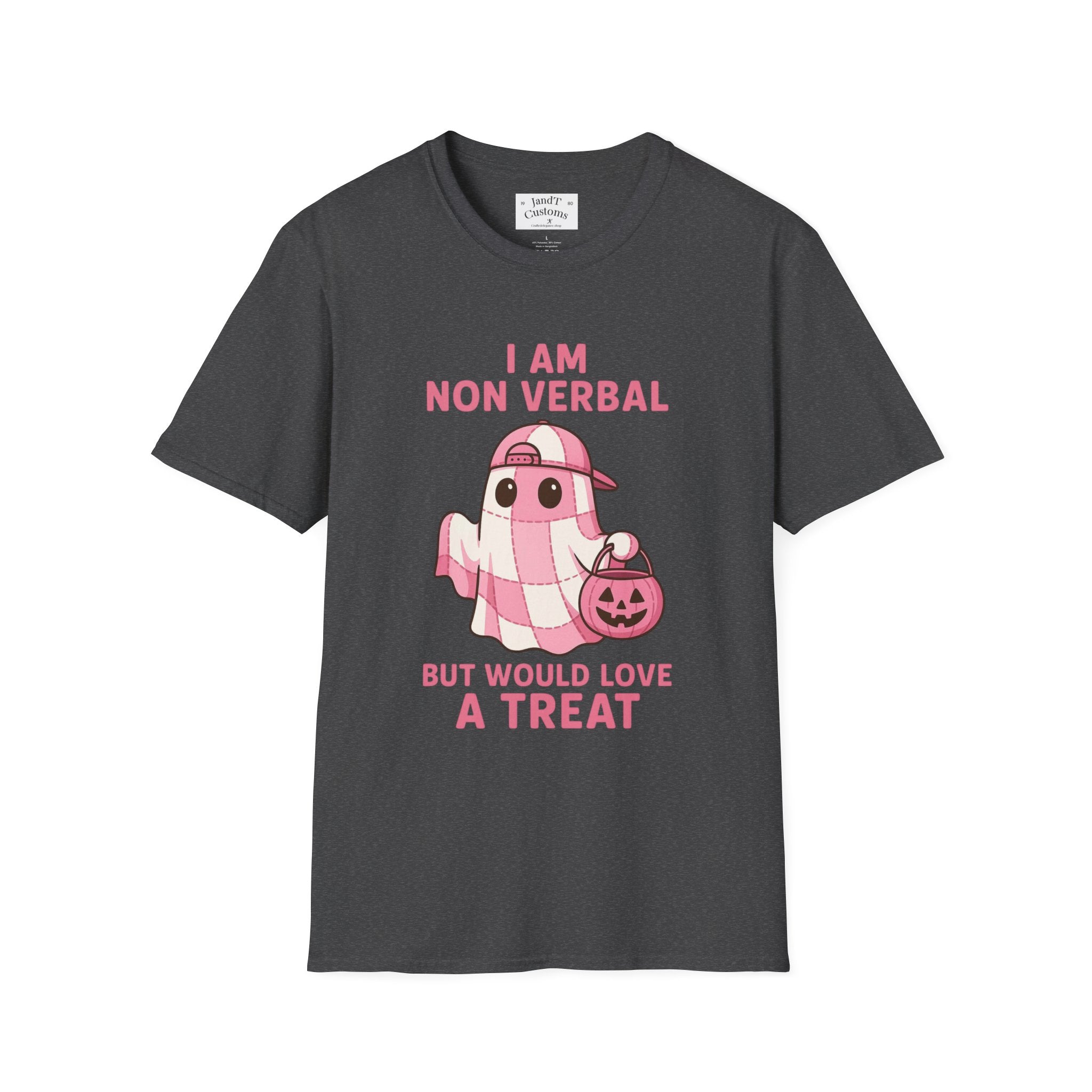 Non-verbal Halloween Softstyle T-Shirt