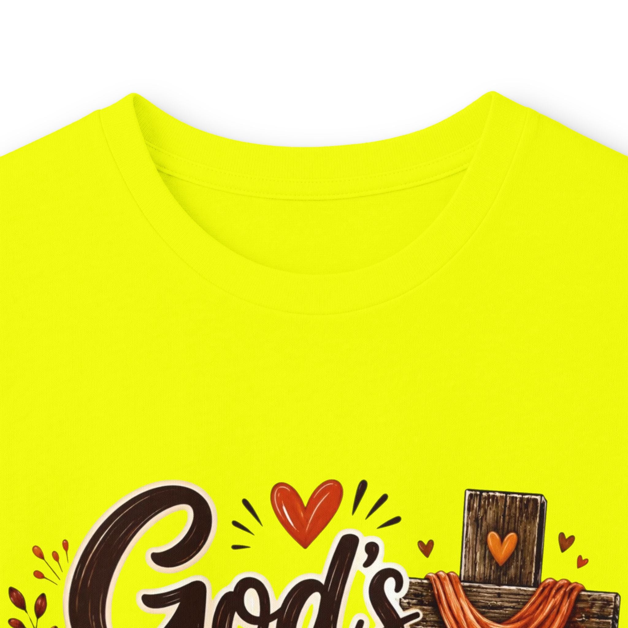 God's Love Never Runs Out Long Sleeve Tee — Fall Christian Thanksgiving Shirt