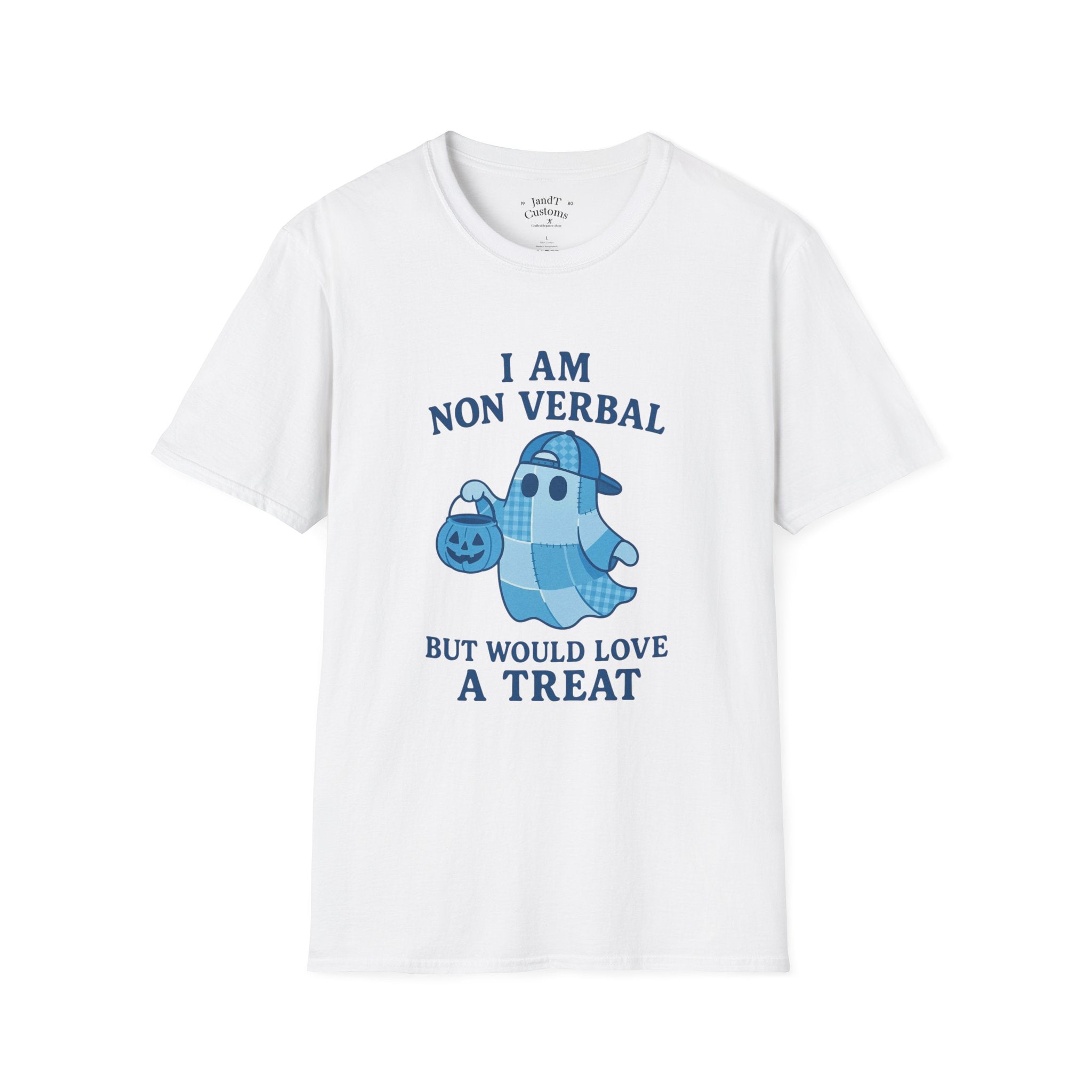 Non-verbal Halloween Softstyle T-Shirt