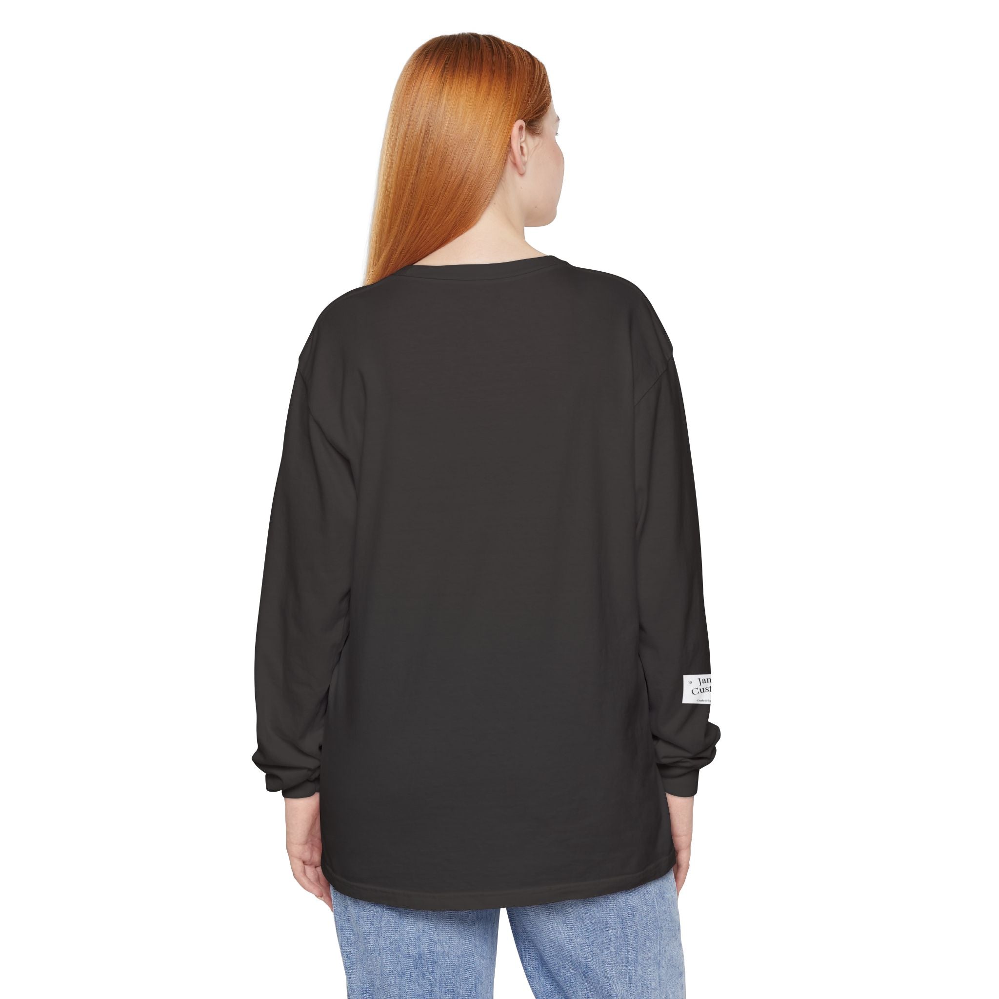 Fall Ghost and Pumpkin Long Sleeve T-Shirt
