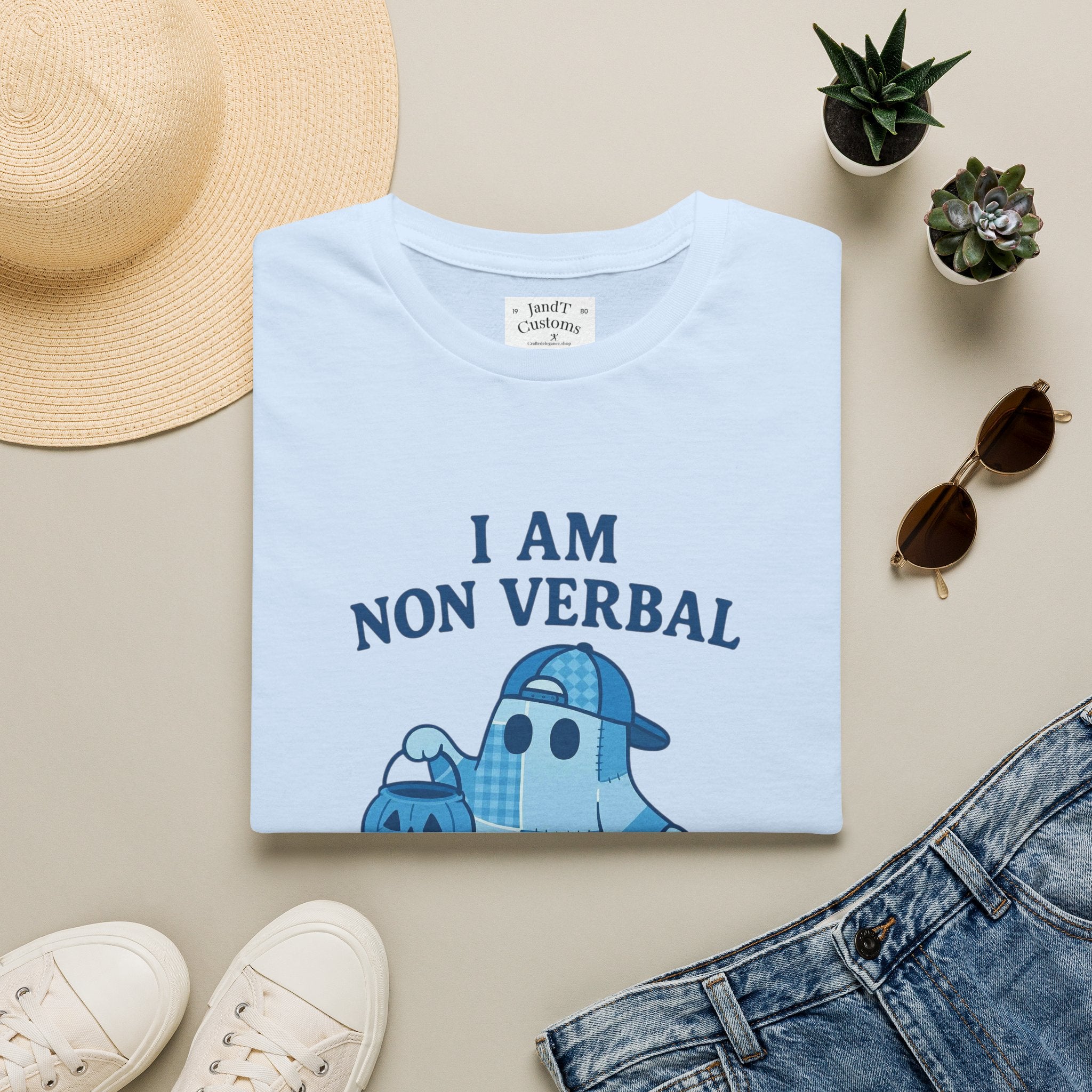 Non-verbal Halloween Softstyle T-Shirt