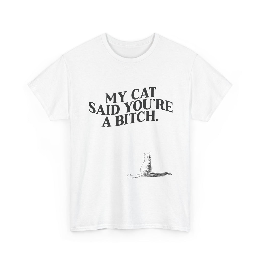 Sarcastic Cat Cotton Tee