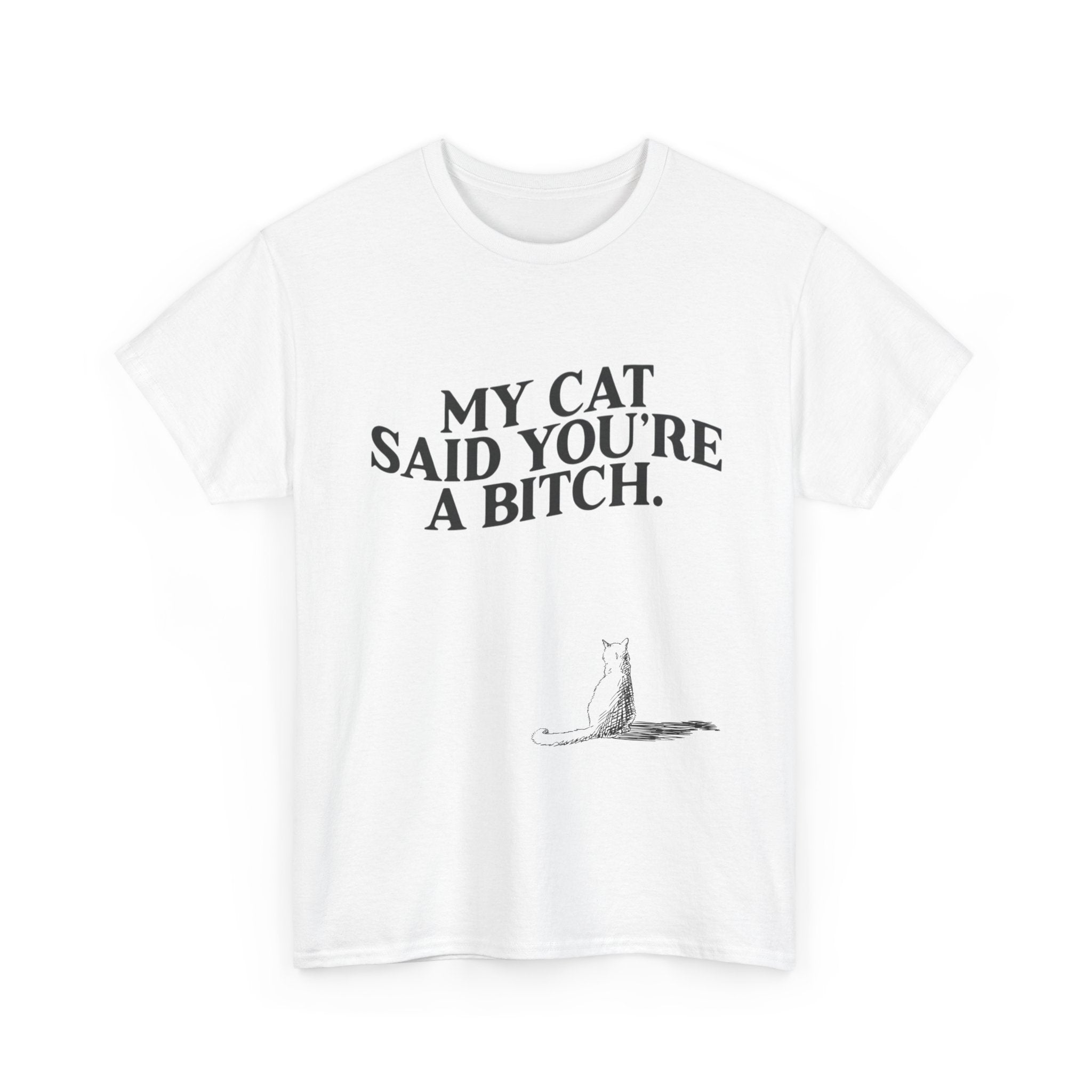 Sarcastic Cat Cotton Tee