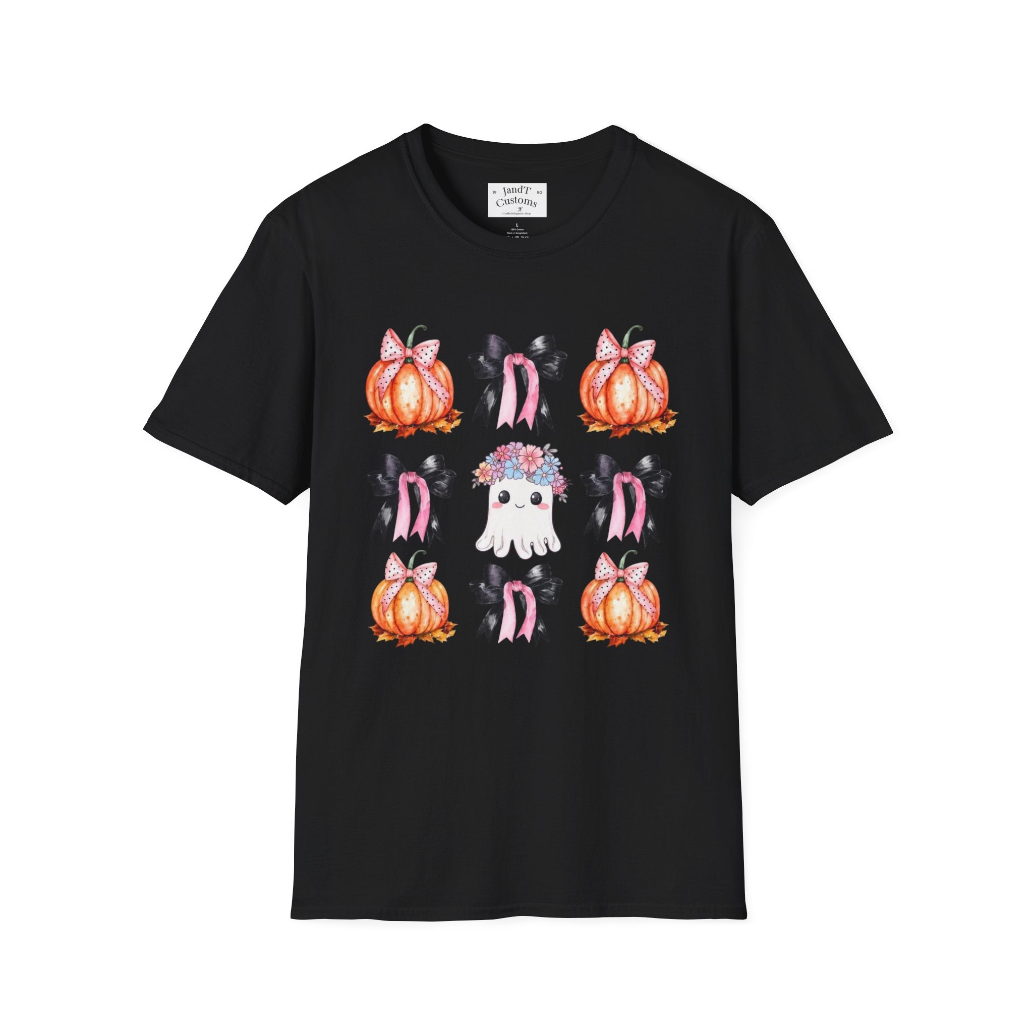 Pumpkin and Ribbons Softstyle T-Shirt
