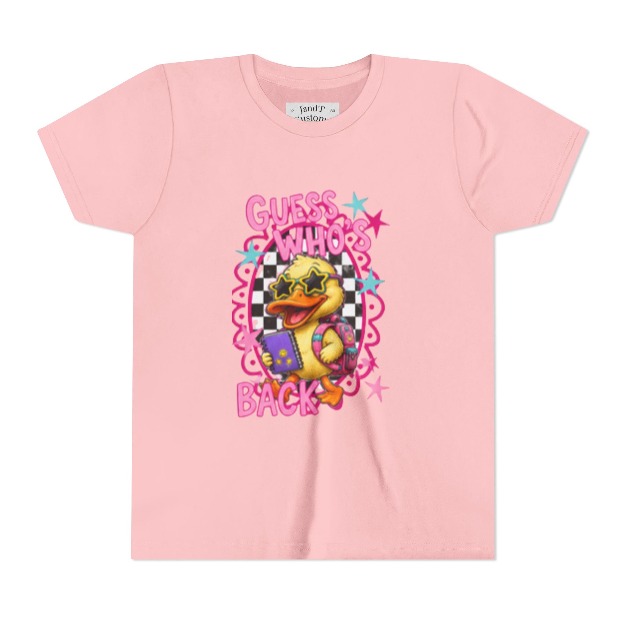 Back to School Youth Tee — "Back Again" Retro Duck Graphic