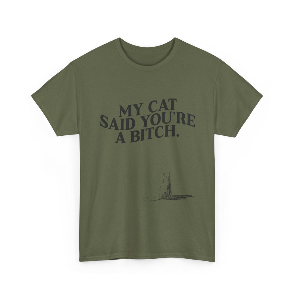 Sarcastic Cat Cotton Tee
