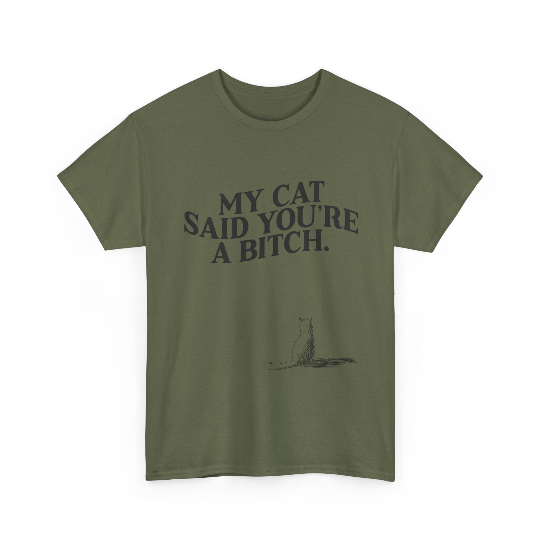 Sarcastic Cat Cotton Tee