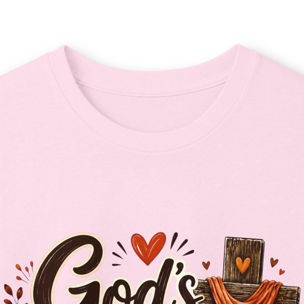God's Love Never Runs Out Long Sleeve Tee — Fall Christian Thanksgiving Shirt