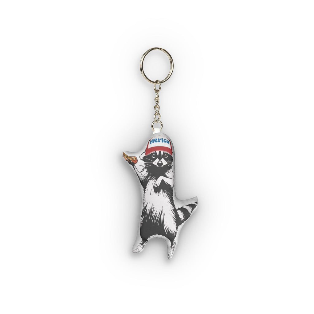 Raccoon Mini Plush Keychain