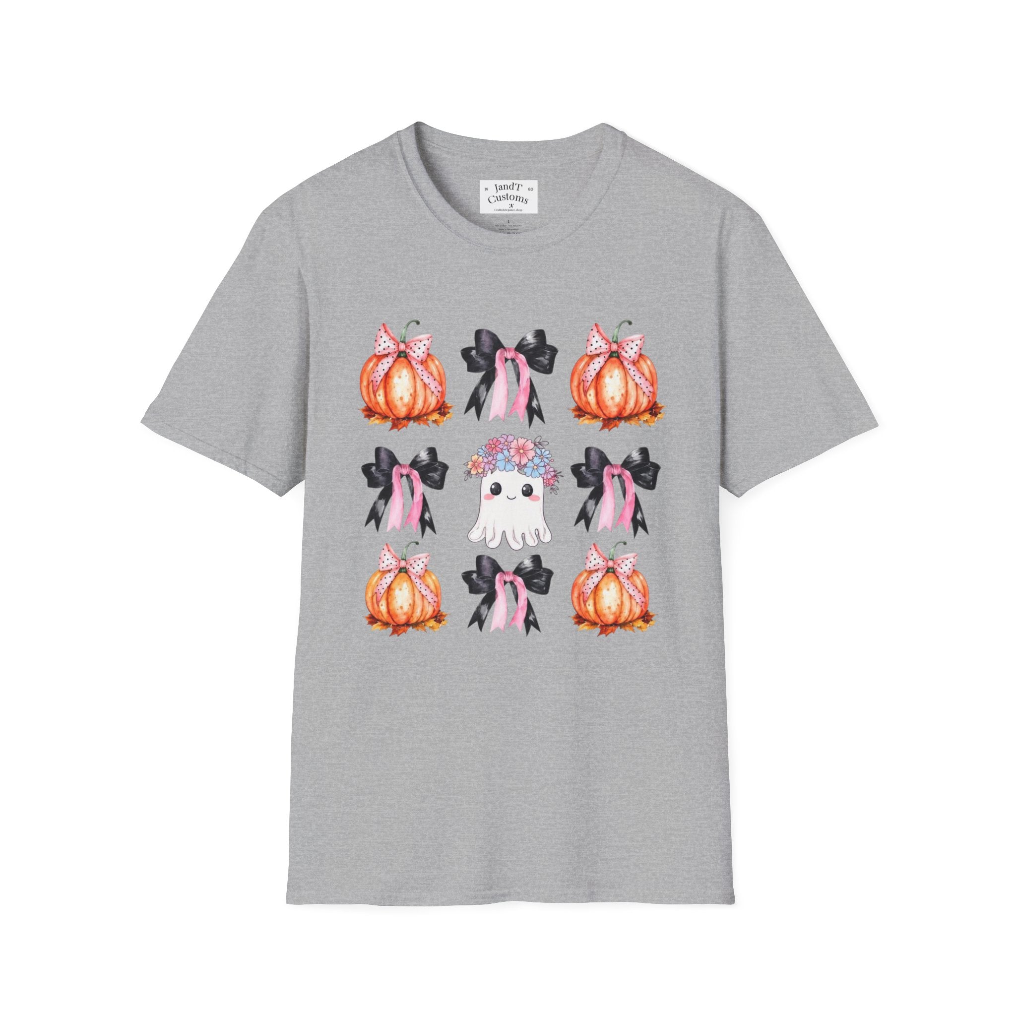 Pumpkin and Ribbons Softstyle T-Shirt