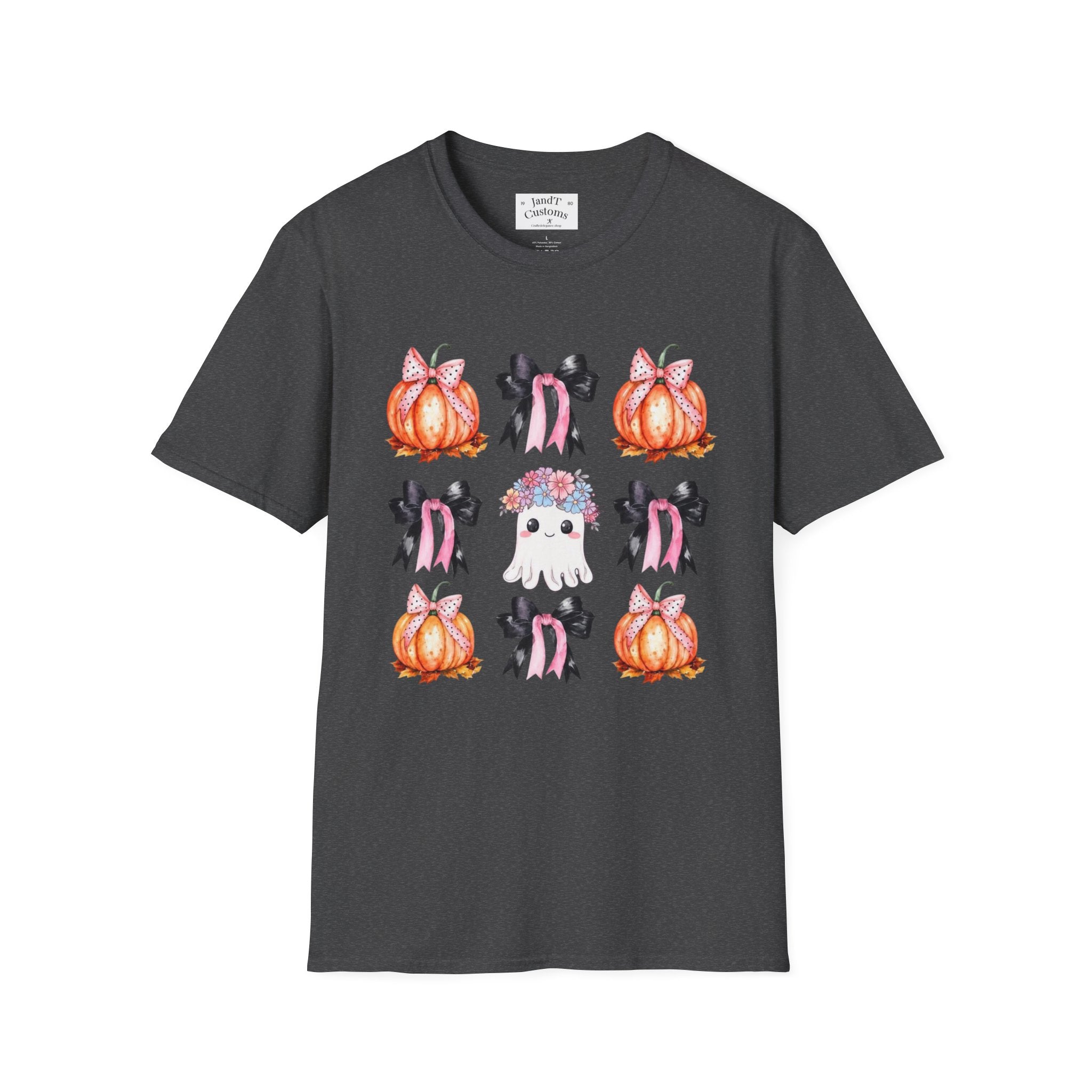 Pumpkin and Ribbons Softstyle T-Shirt