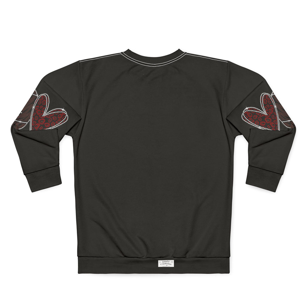 Heart Sketch Sweatshirt - Grunge Heart Graphic Crewneck