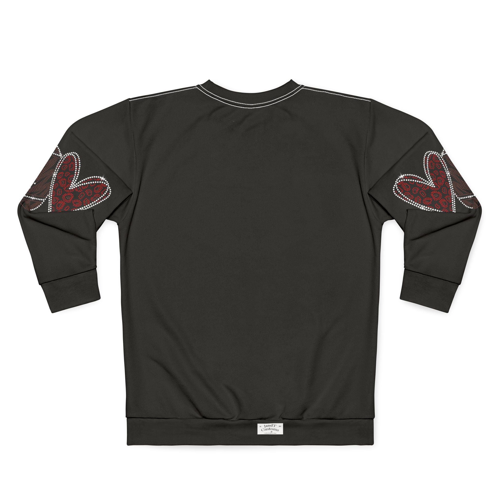 Heart Sketch Sweatshirt - Grunge Heart Graphic Crewneck