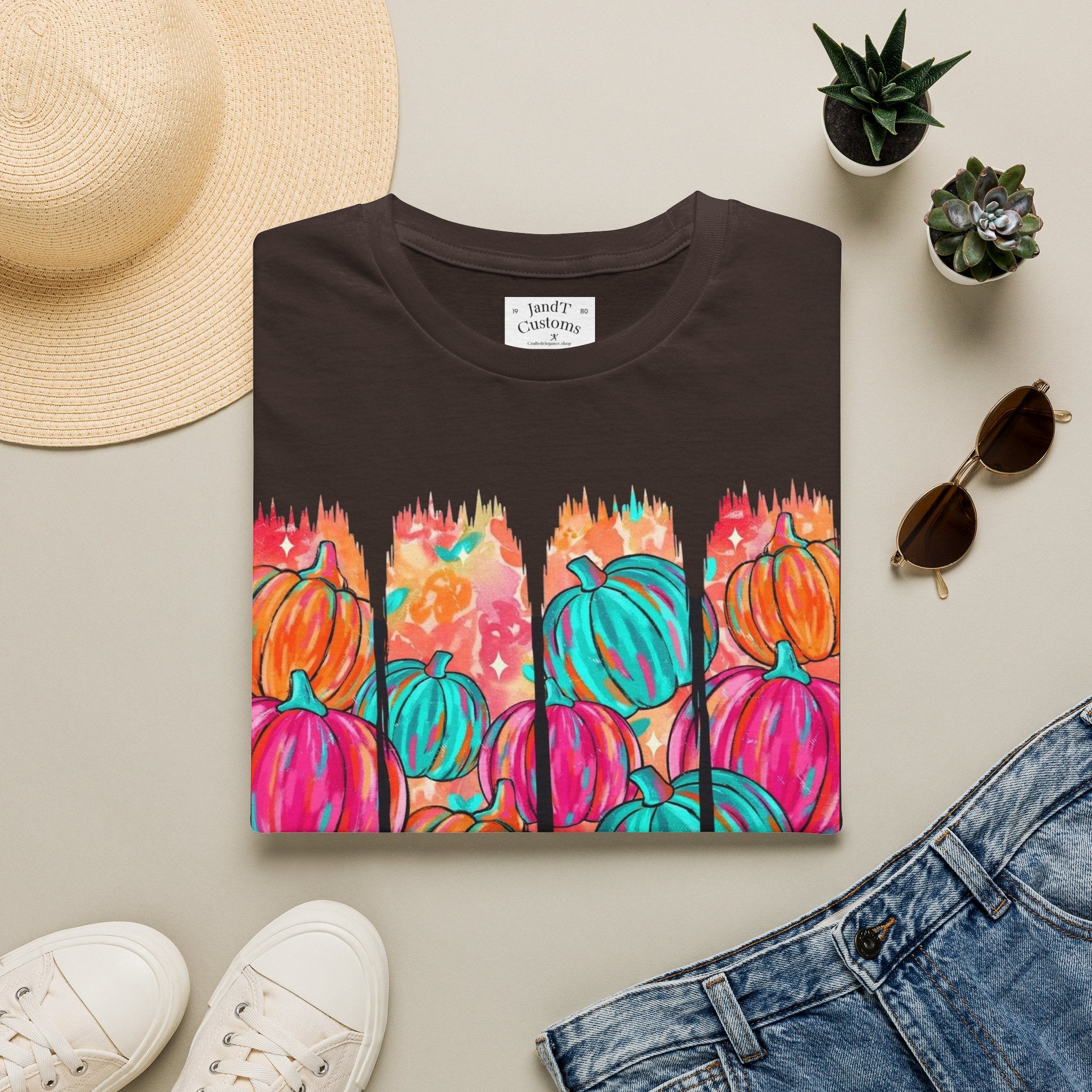 Neon Pumpkin T-Shirt